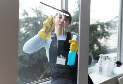 Nettoyage de vitres intérieures et extérieures à Champillet